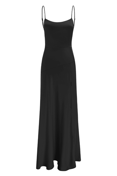 Mime Maxi Dress - Black - JAUS