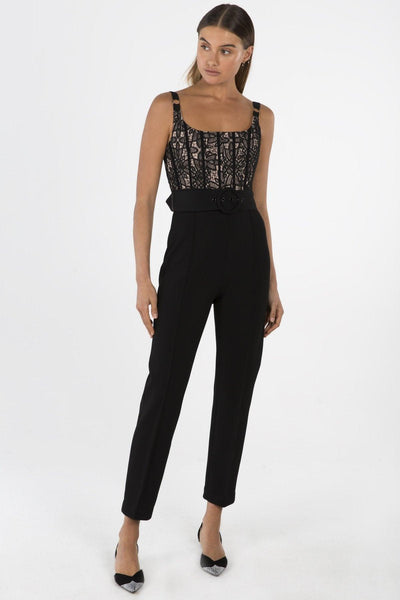 Misha Collection Ariella Pantsuit - Black - SHOPJAUS - JAUS