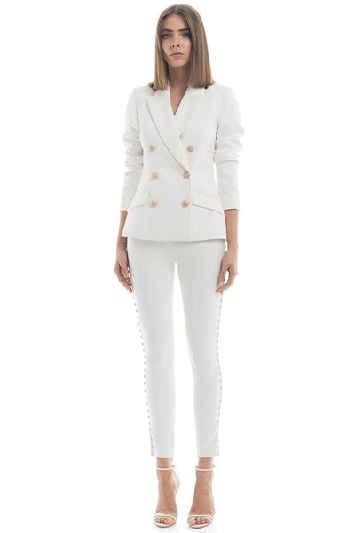 Misha Collection Leona Blazer - Ivory - SHOPJAUS - JAUS