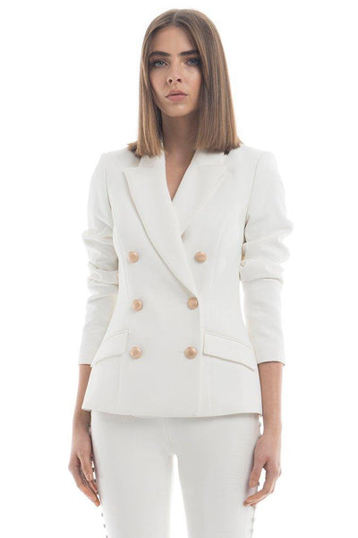 Misha Collection Leona Blazer - Ivory - SHOPJAUS - JAUS