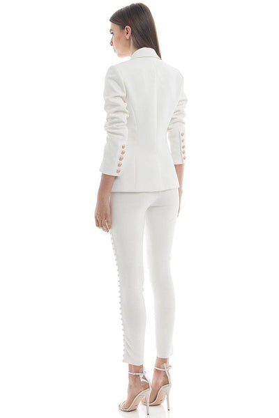 Misha Collection Leona Blazer - Ivory - SHOPJAUS - JAUS