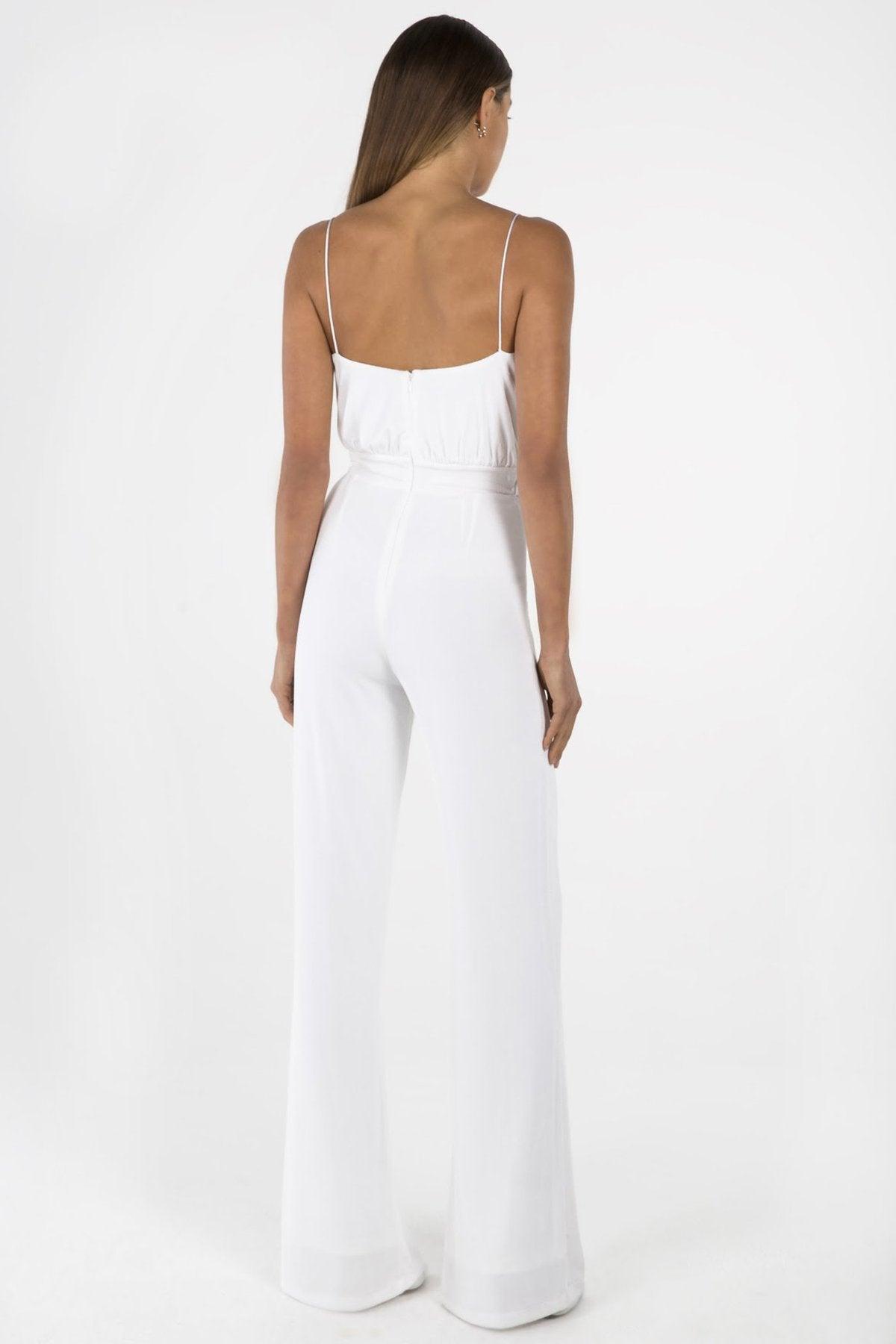 Misha Collection Moyra Pantsuit - Ivory - SHOPJAUS - JAUS