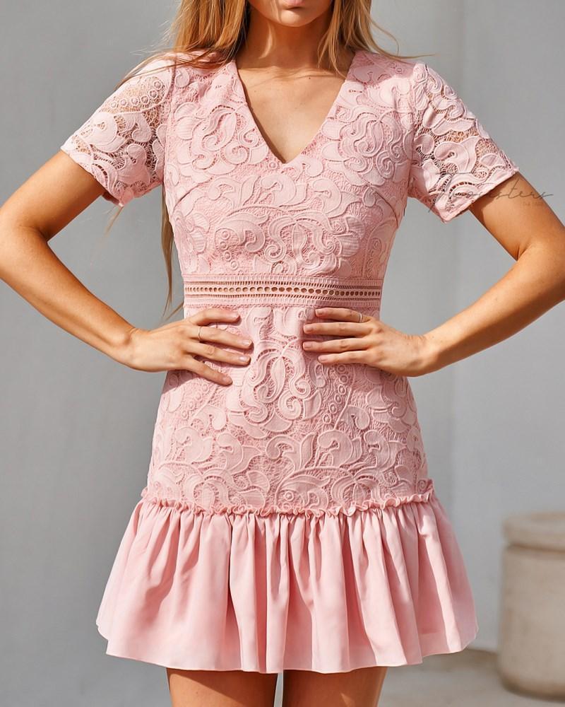 Missha Dress - Pink - SHOPJAUS - JAUS