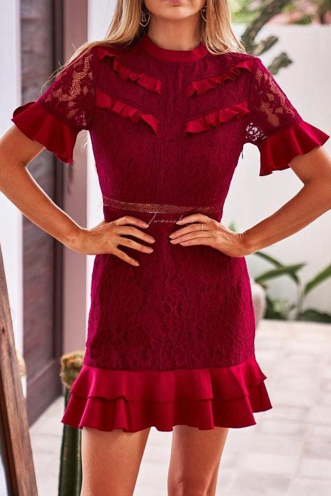 Monty Dress - Red - SHOPJAUS - JAUS