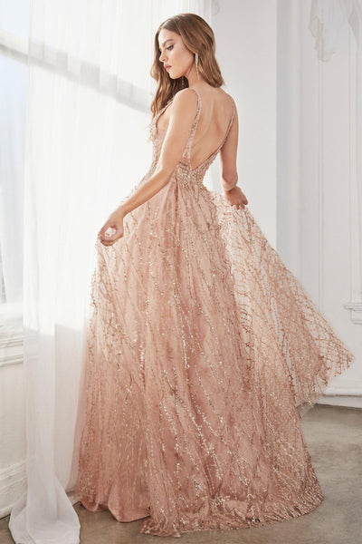 Nala Glitter Gown - Rose Gown - JAUS