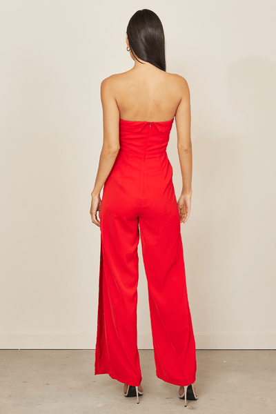 Nani Jumpsuit - Red - JAUS