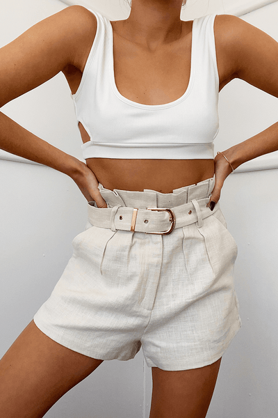 Napa Shorts - Beige - SHOPJAUS - JAUS