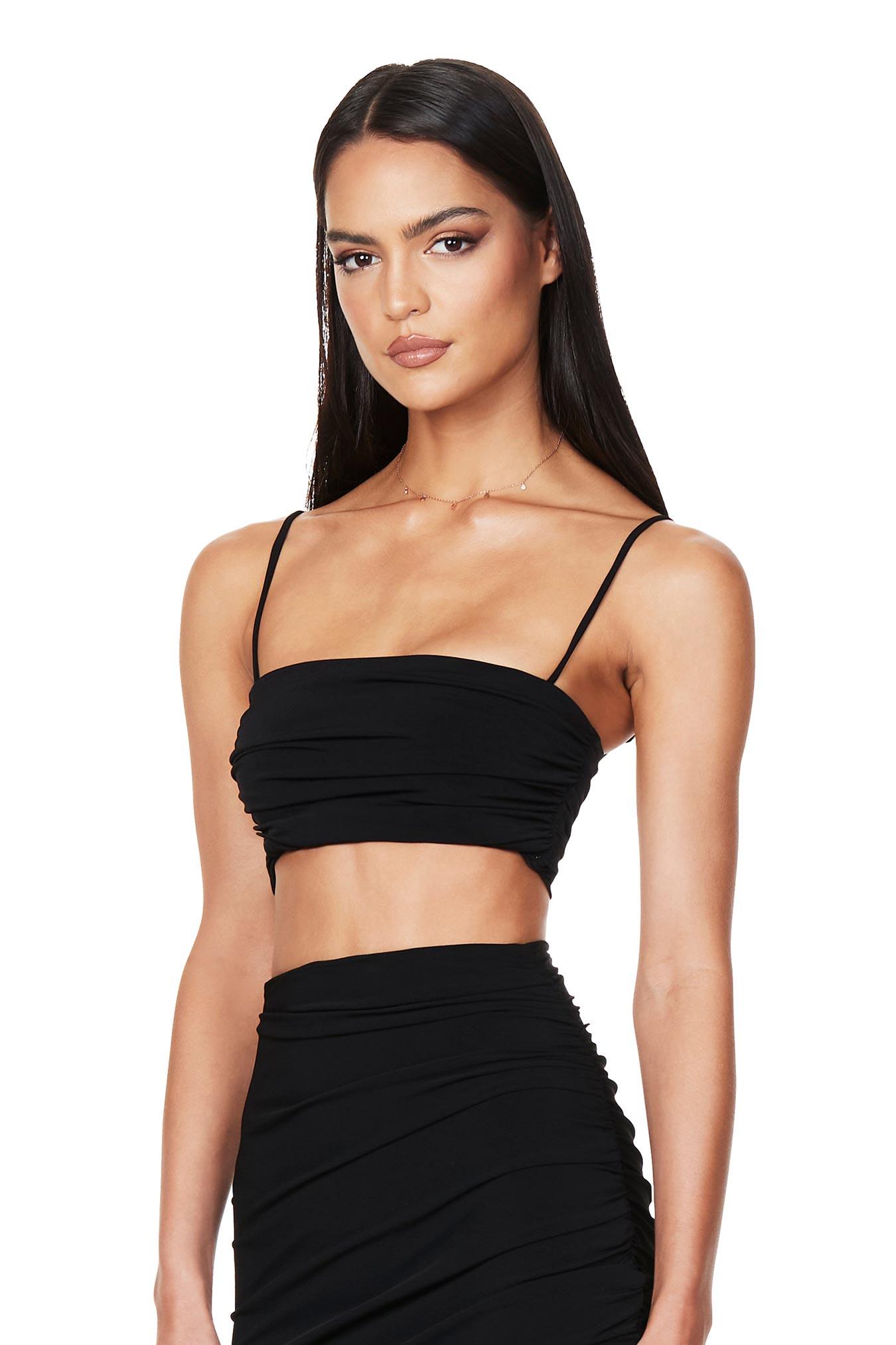 Nookie Aria Crop - Black - JAUS