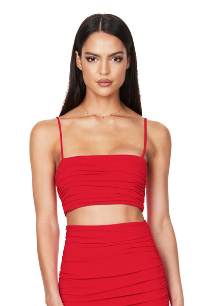 Nookie Aria Crop - Red - JAUS