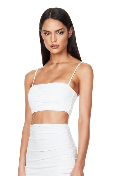 Nookie Aria Crop - White - JAUS