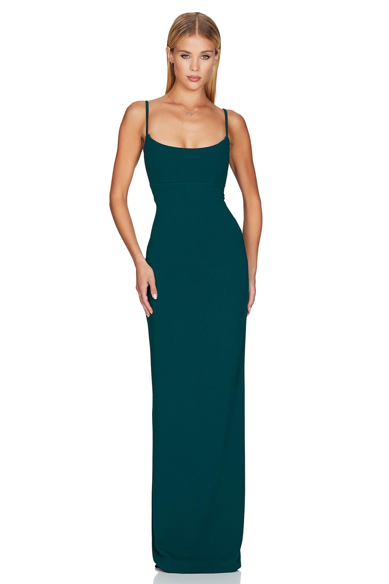 Nookie Bailey Gown - Teal - SHOPJAUS - JAUS