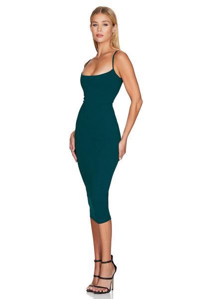 Nookie Bailey Midi Dress - Teal - SHOPJAUS - JAUS