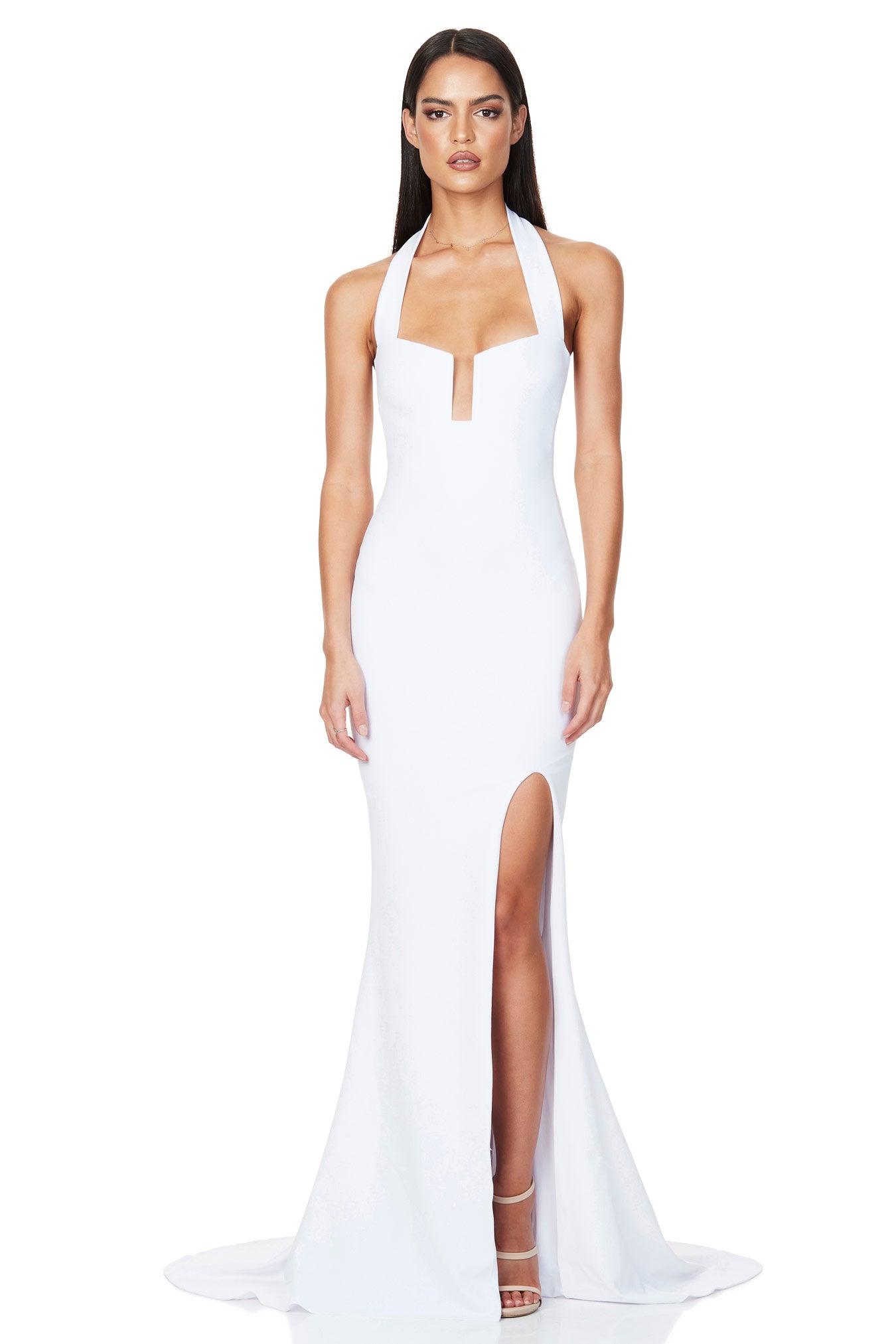 Nookie Destiny Gown - White - JAUS