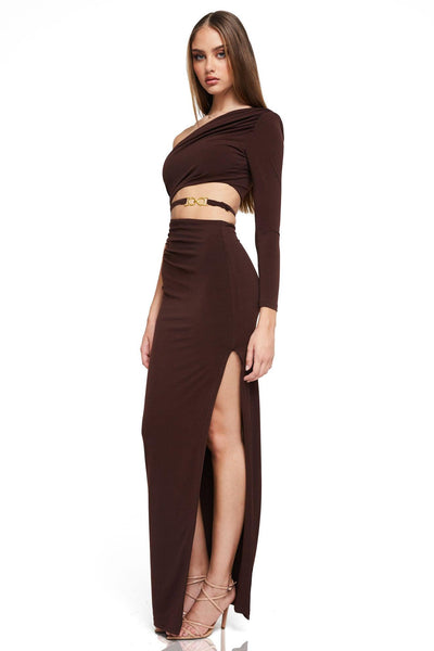 Nookie Fortune Gown - Chocolate - JAUS