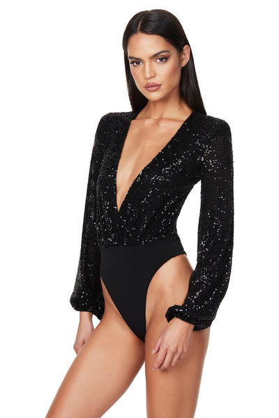 Nookie Gisele Bodysuit - Black - JAUS