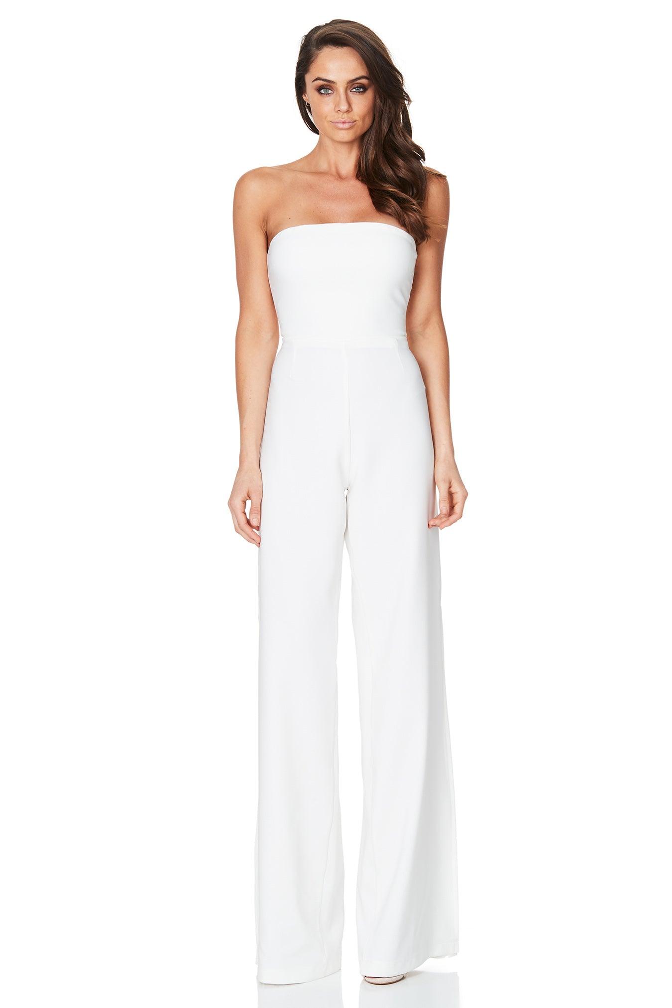 Nookie Glamour Jumpsuit - Ivory - SHOPJAUS - JAUS