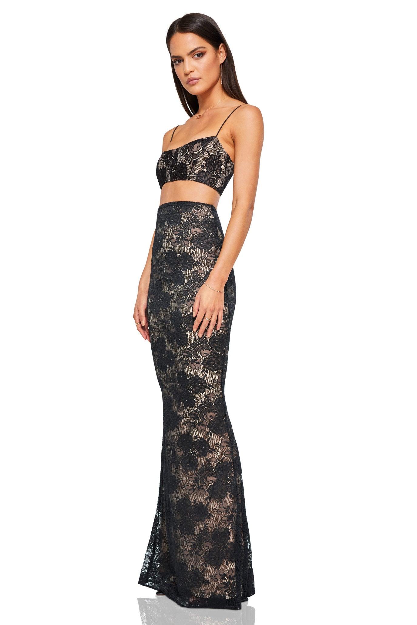 Nookie Heaven Crop - Black - JAUS