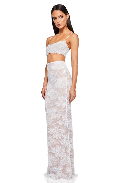 Nookie Heaven Crop - White - JAUS