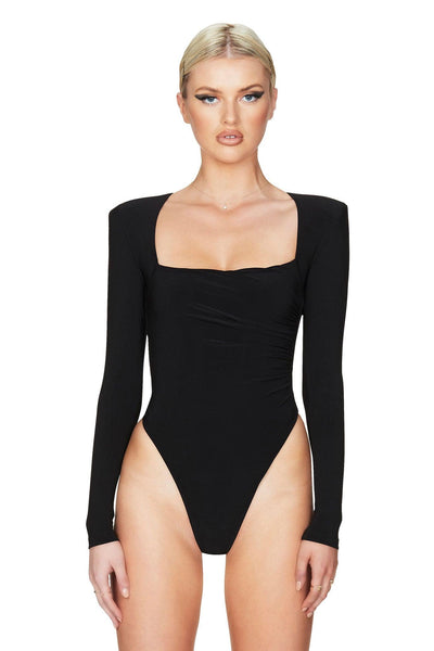 Nookie Irina Bodysuit - Black - JAUS