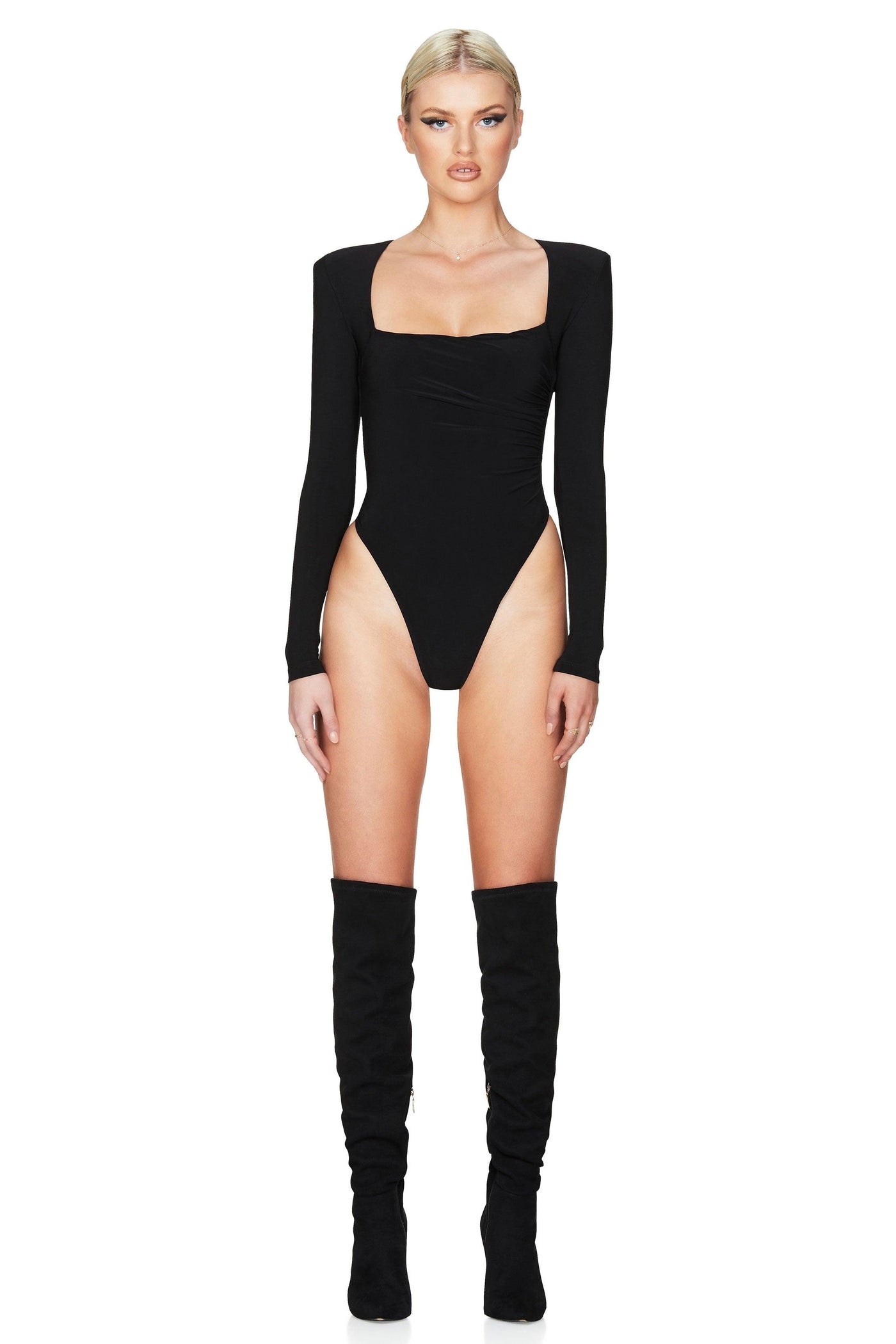 Nookie Irina Bodysuit - Black - JAUS