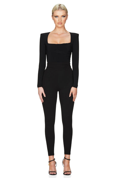 Nookie Irina Bodysuit - Black - JAUS