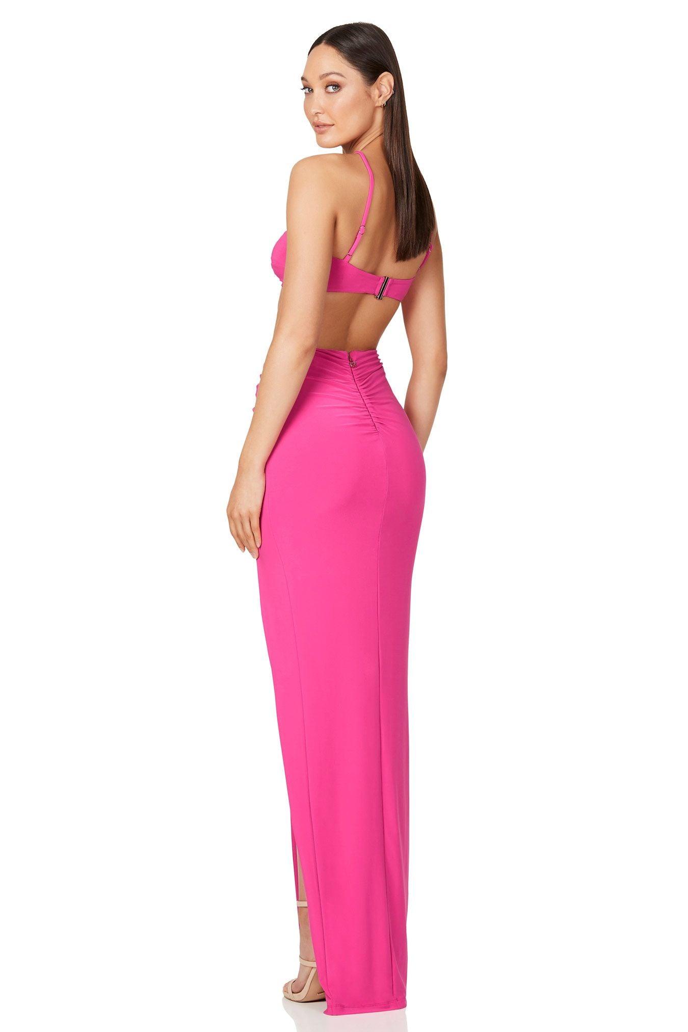 Nookie Jewel Skirt - Neon Pink - JAUS