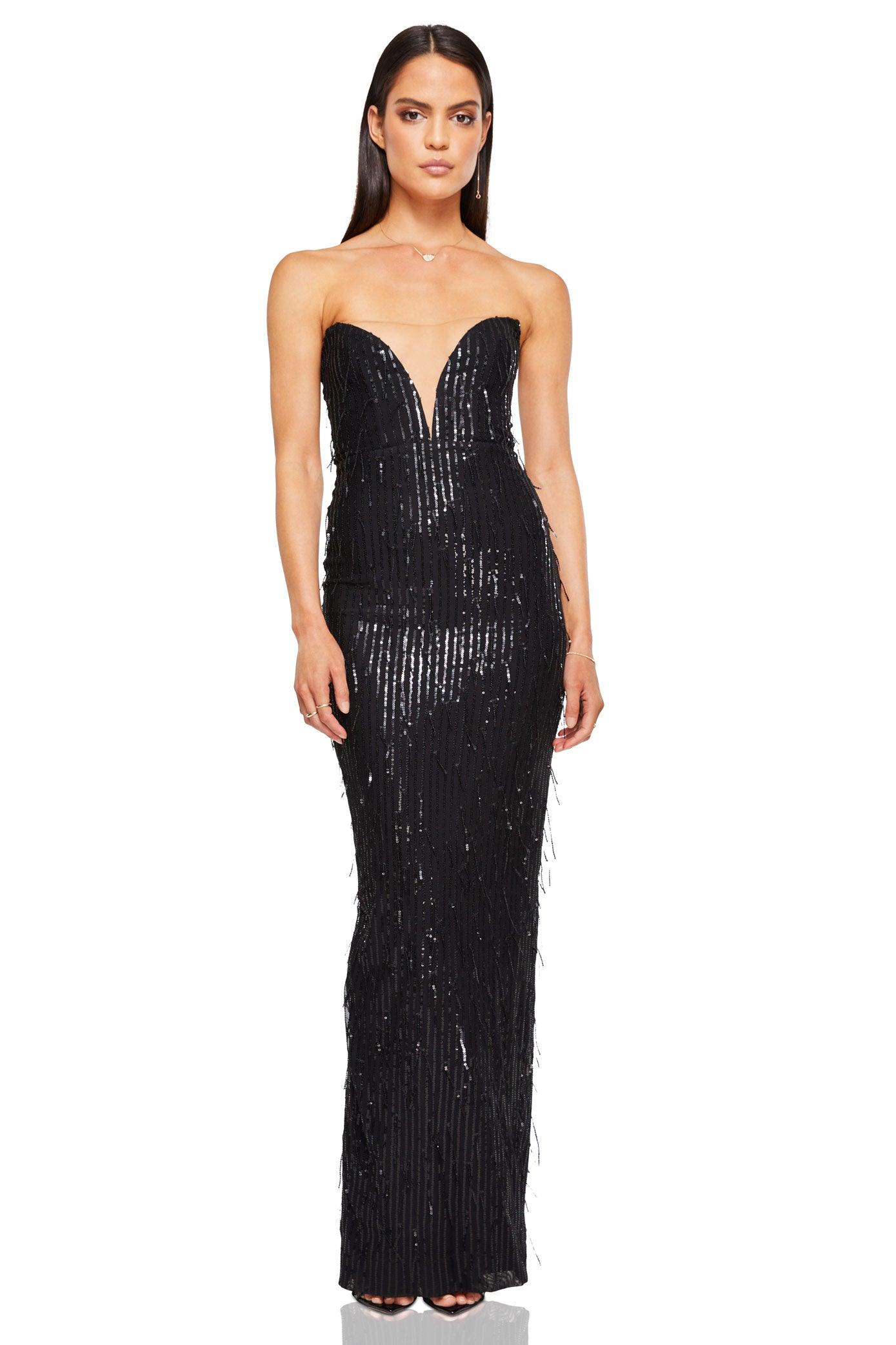 Nookie Karma Gown - Black - JAUS