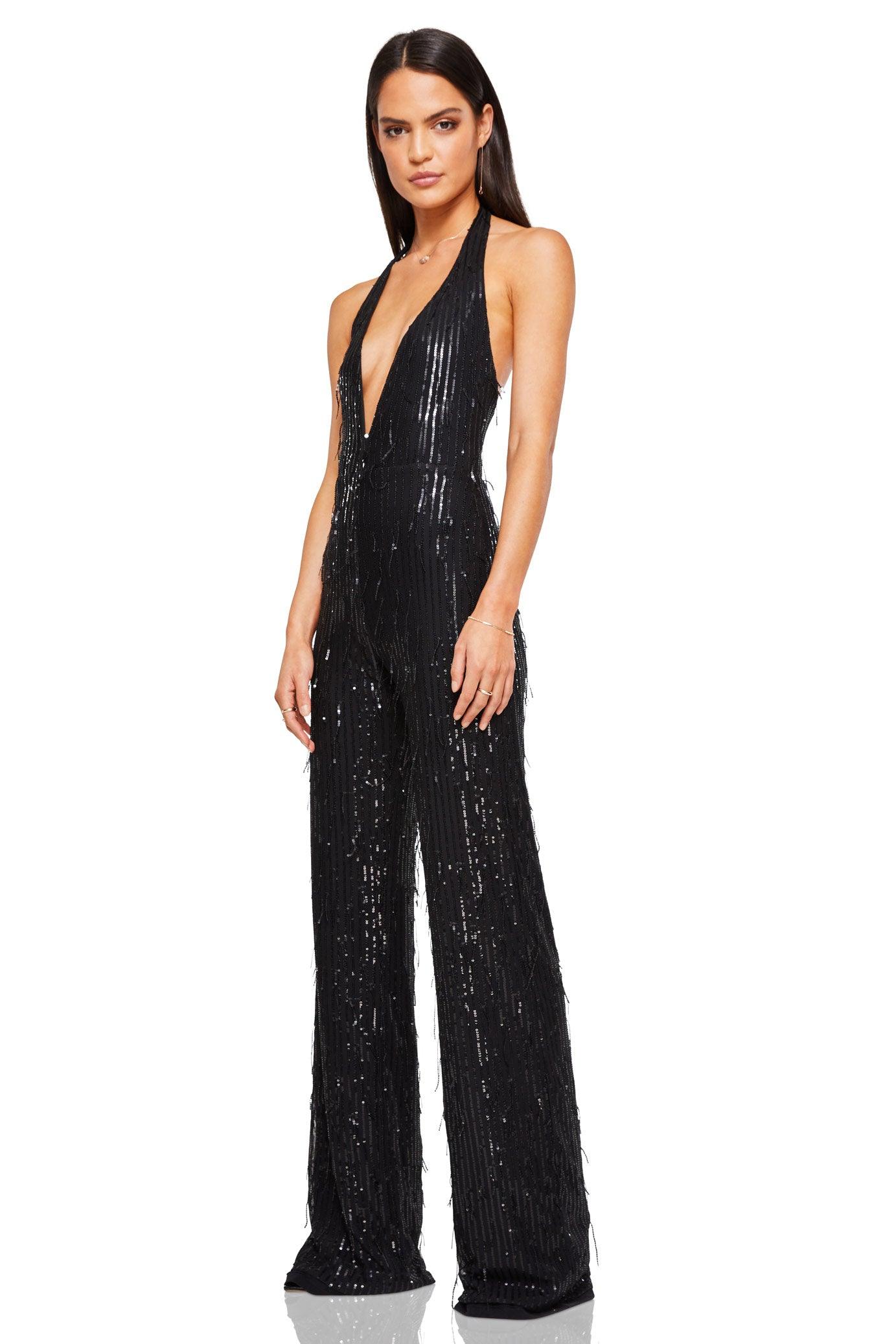 Nookie Karma Jumpsuit - Black - JAUS