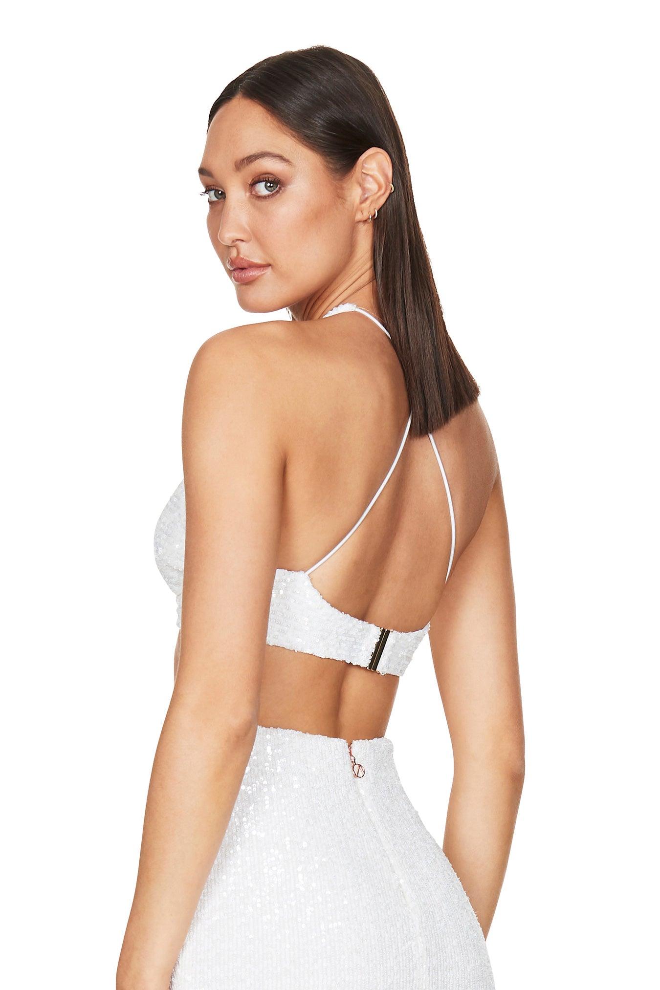 Nookie Leilani Crop - White - JAUS