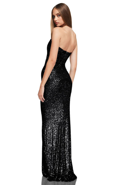 Nookie Lumeire Gown - Black - JAUS