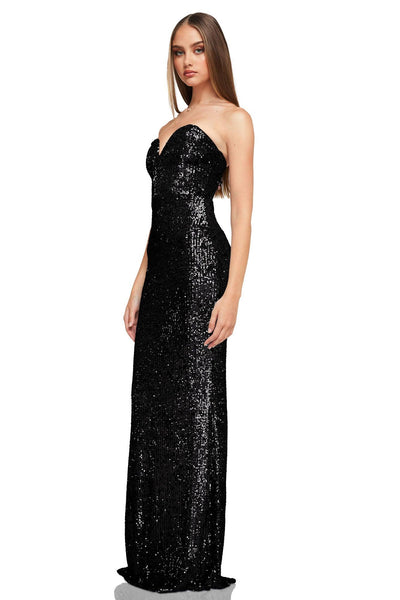 Nookie Lumeire Gown - Black - JAUS