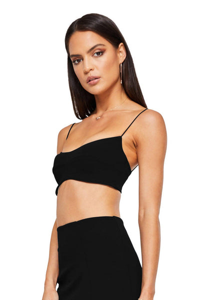 Nookie Maia Crop - Black - JAUS