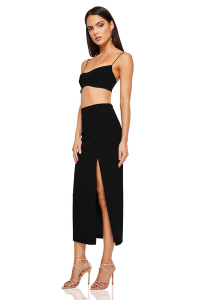 Nookie Maia Crop - Black - JAUS