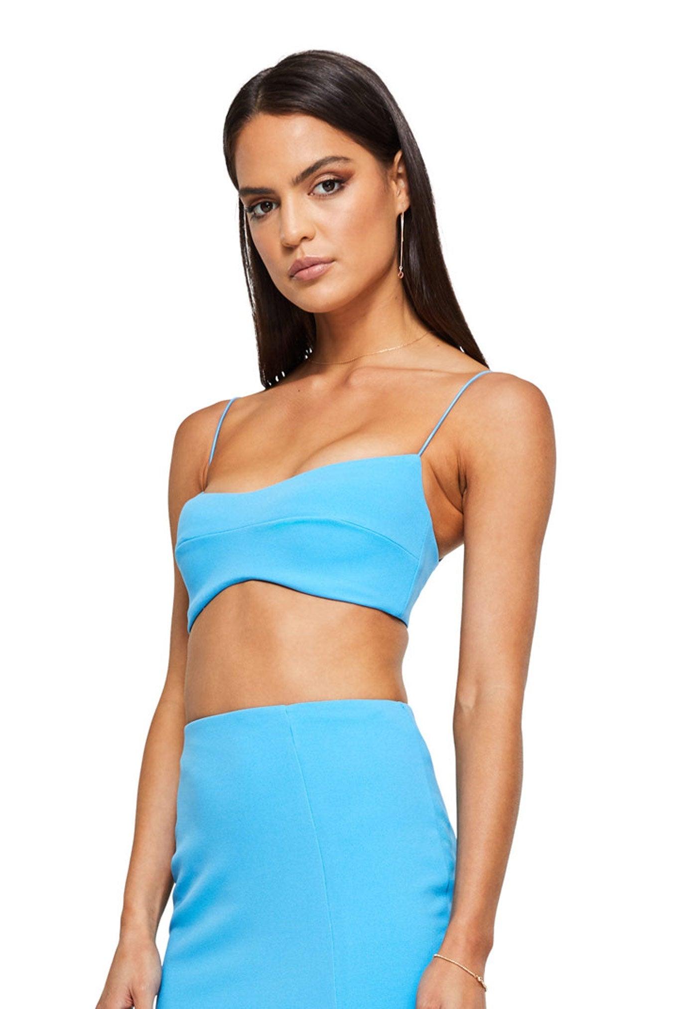 Nookie Maia Crop - Blue - JAUS