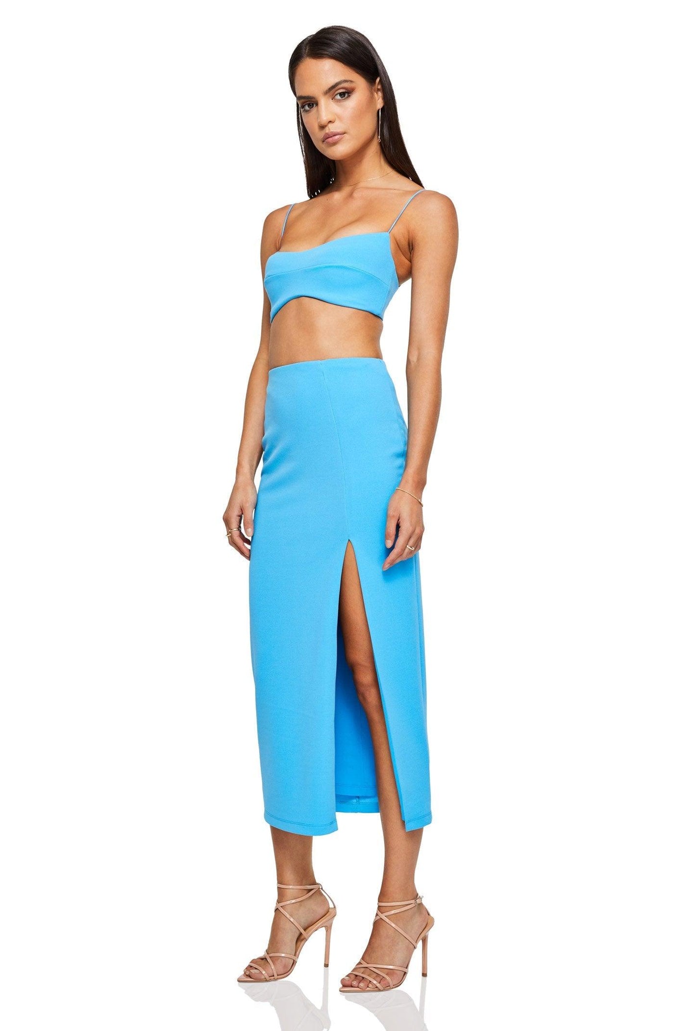 Nookie Maia Crop - Blue - JAUS