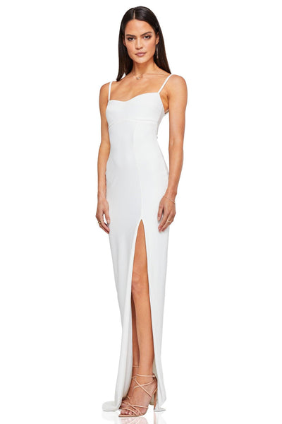 Nookie Maia Maxi Dress - White - JAUS