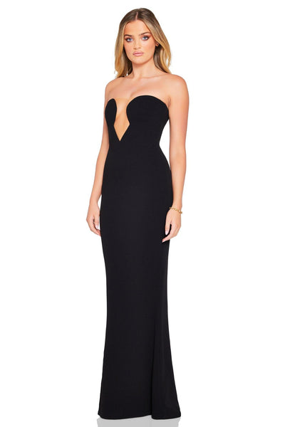 Nookie Minx Gown - Black - JAUS