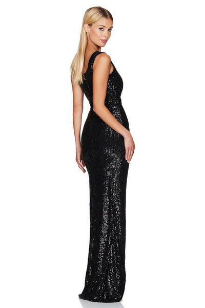 Nookie Palazzo Gown - Black - SHOPJAUS - JAUS