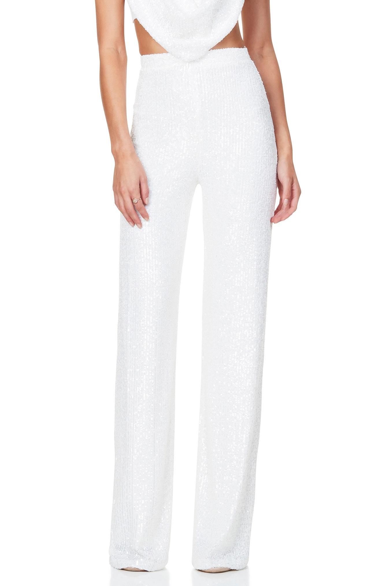 Nookie Pandora Pants - White - JAUS