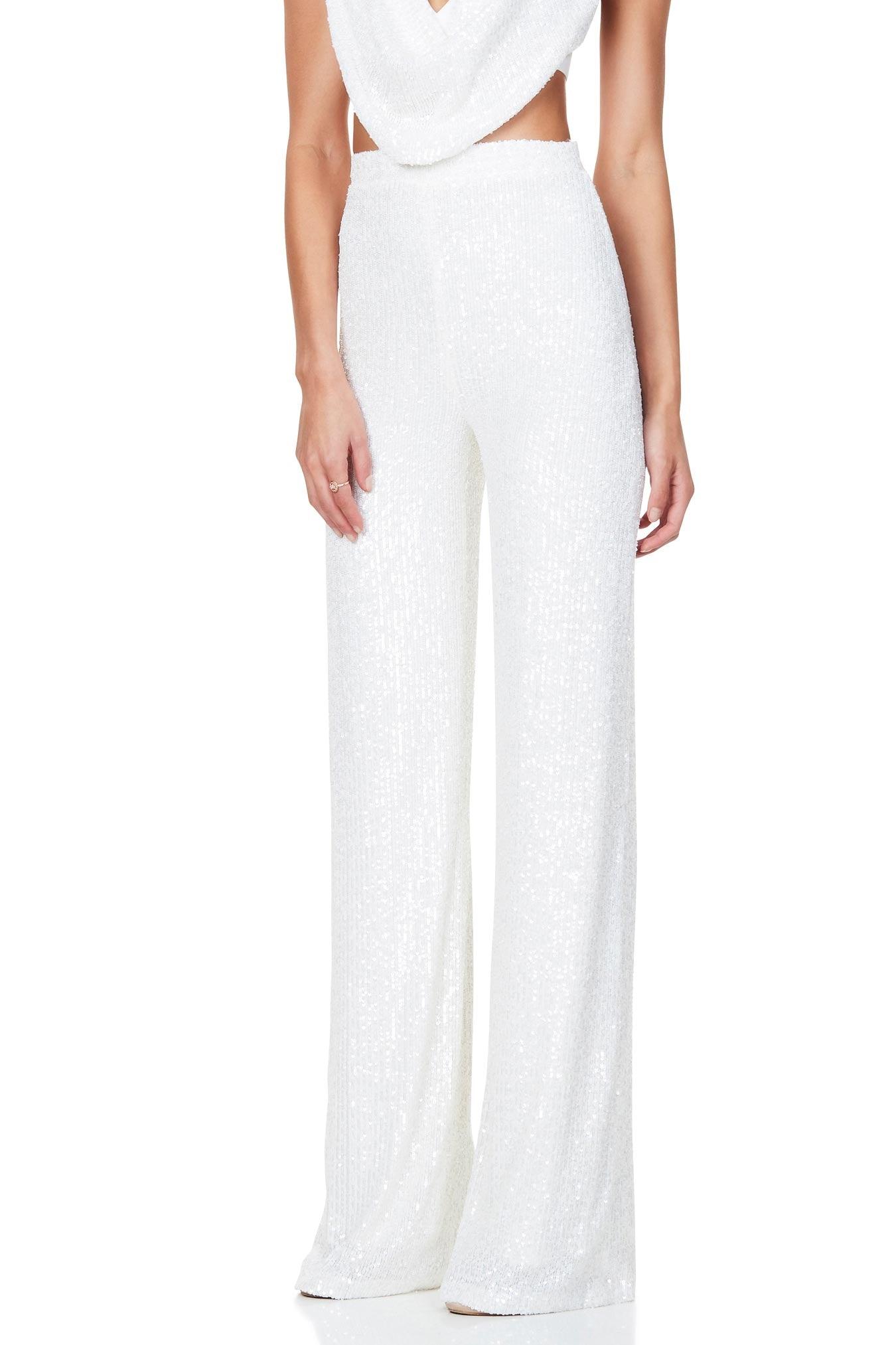 Nookie Pandora Pants - White - JAUS