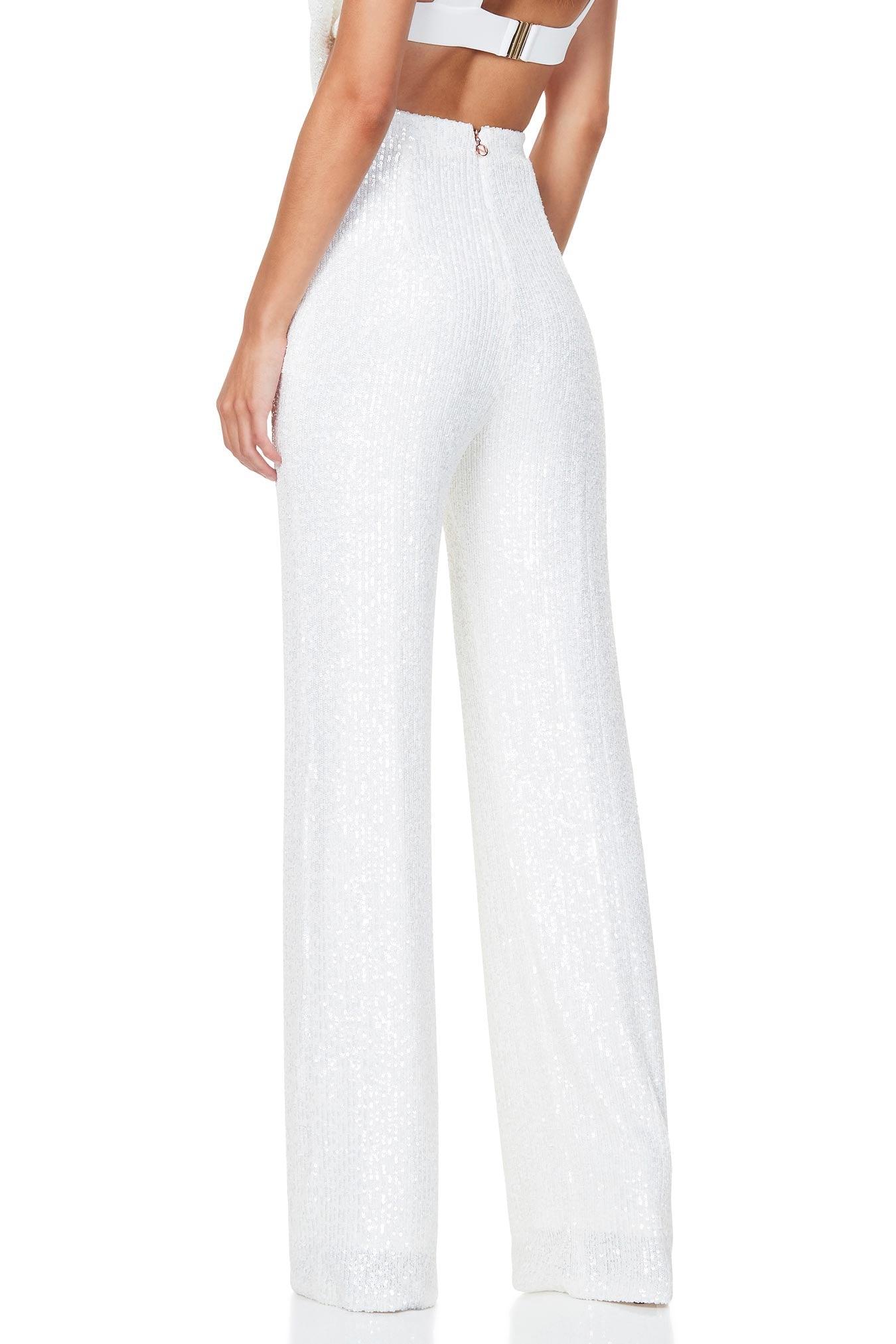 Nookie Pandora Pants - White - JAUS