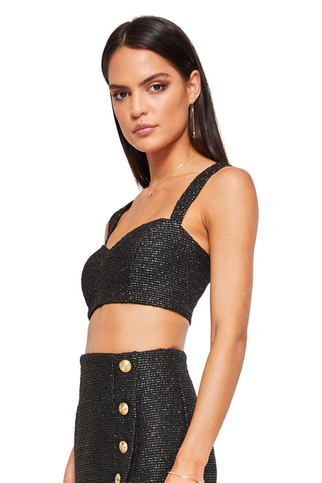 Nookie Queen Crop - Black - JAUS