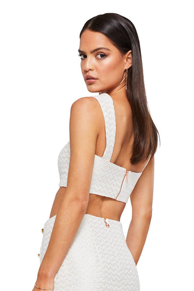 Nookie Queen Crop - White - JAUS