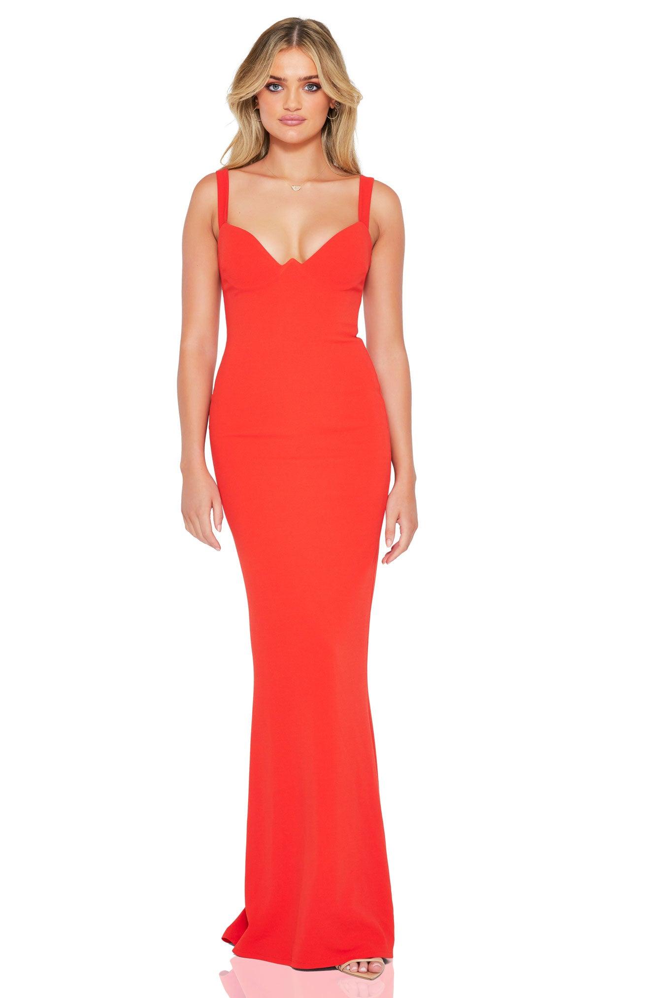 Nookie Romance Gown - Red - JAUS