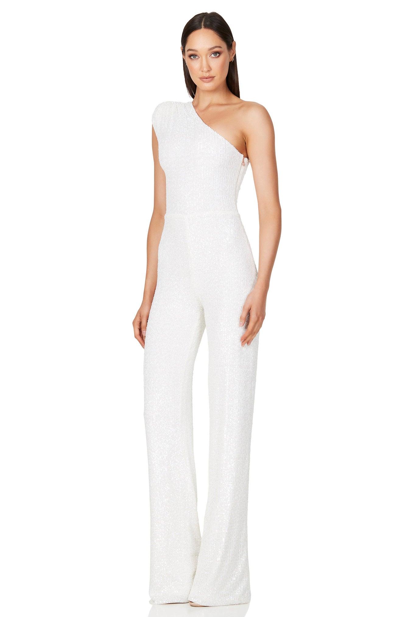 Nookie Treasure Jumpsuit - White - JAUS