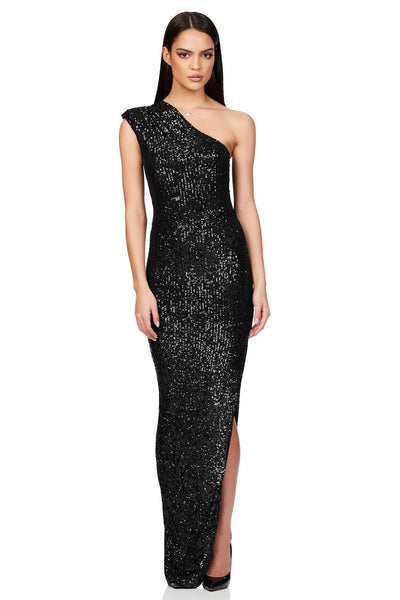 Nookie Veda Gown - Black - JAUS