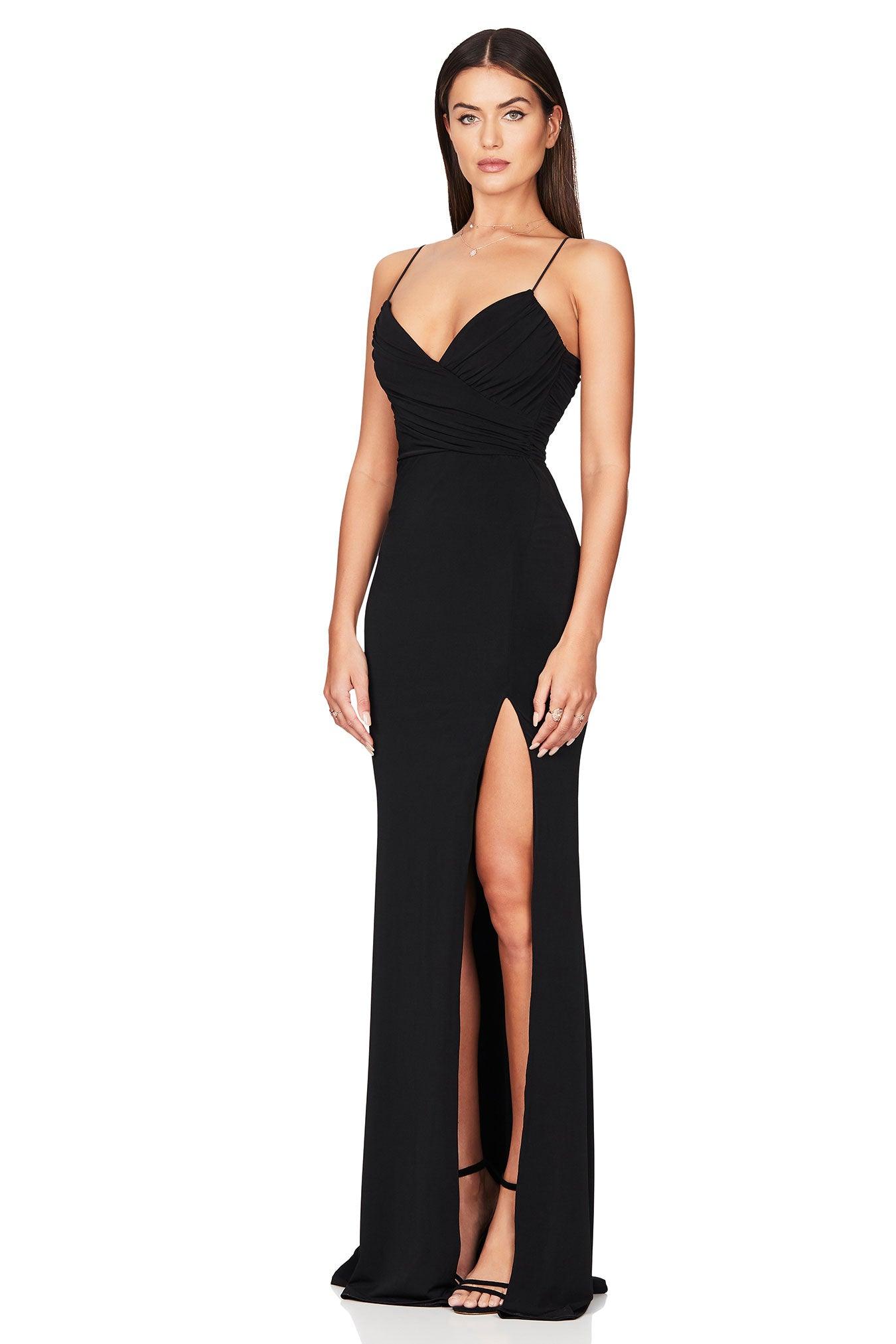 Nookie Venus Gown - Black - SHOPJAUS - JAUS