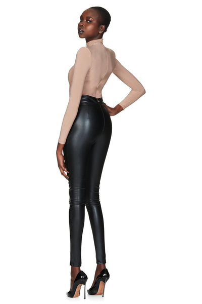 Nookie Viktoria Pants - Black Matte - JAUS