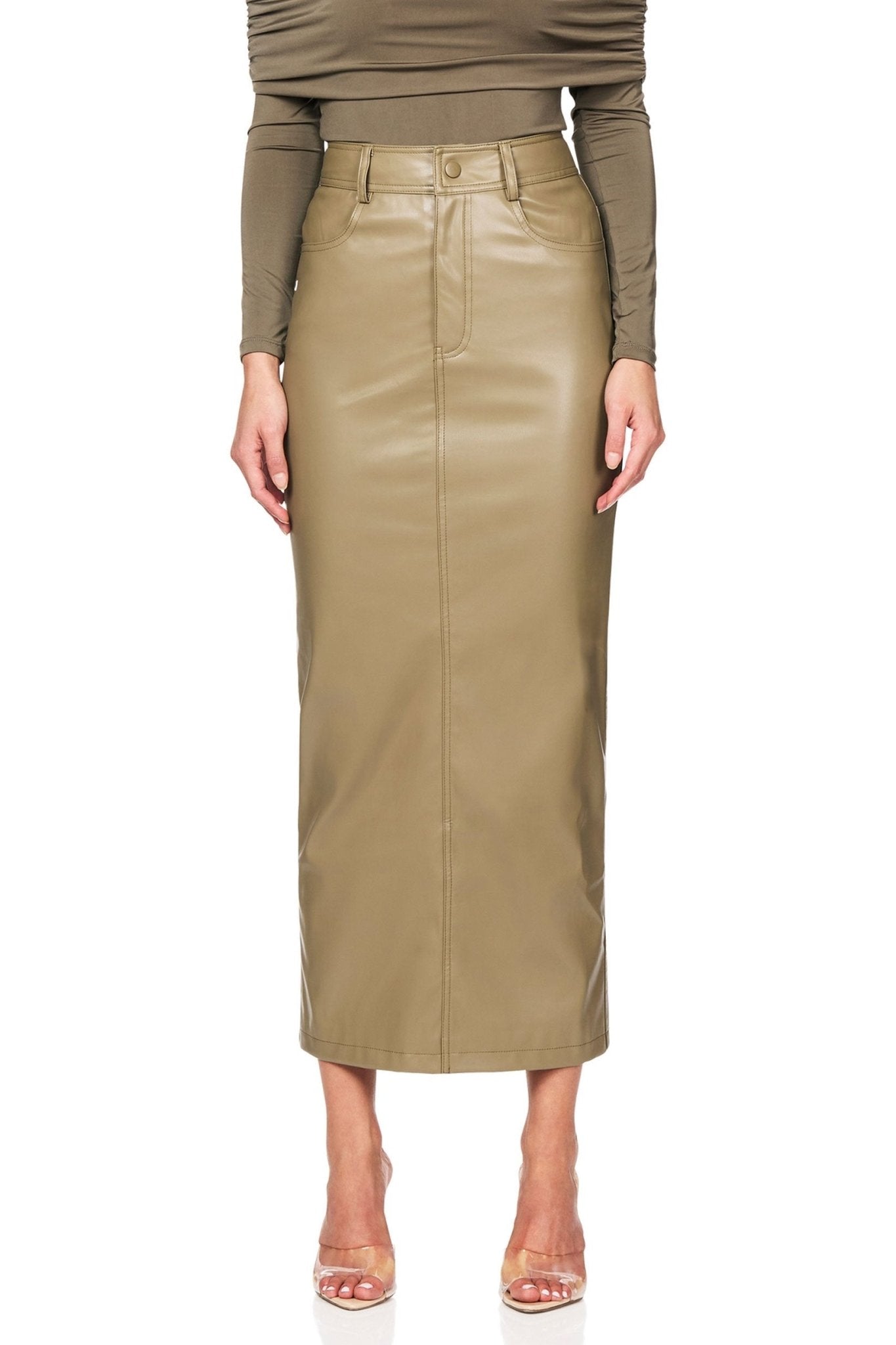 Nookie Off Duty Skirt - Khaki