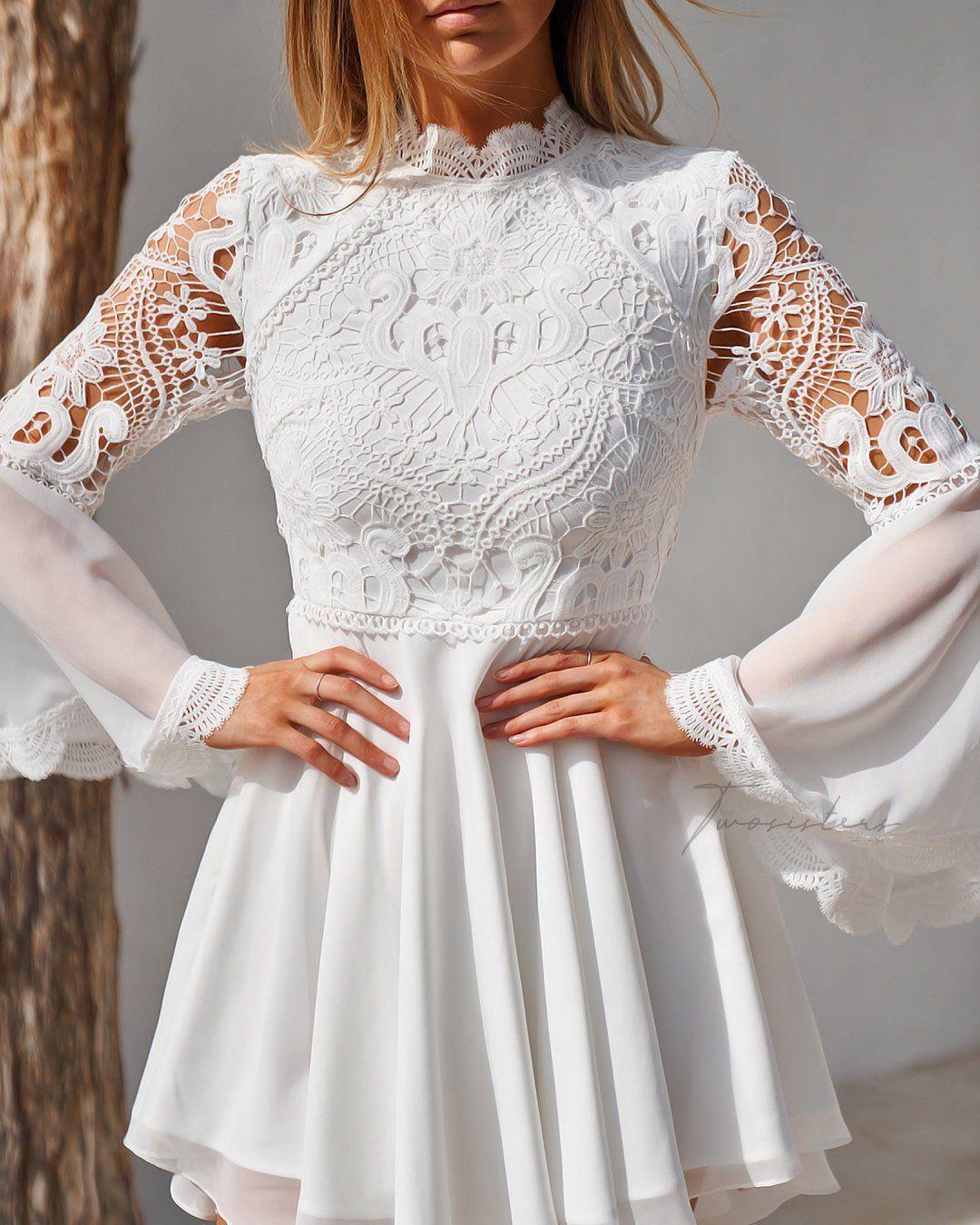 Paige Dress - White - SHOPJAUS - JAUS